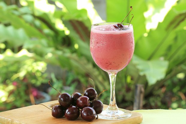 Kirsch – kokos – smoothie